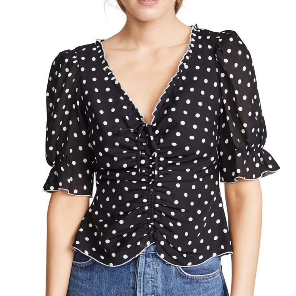 SOLD! Cinq a sept Kimberly Top Sz XS - Picture 1 of 9